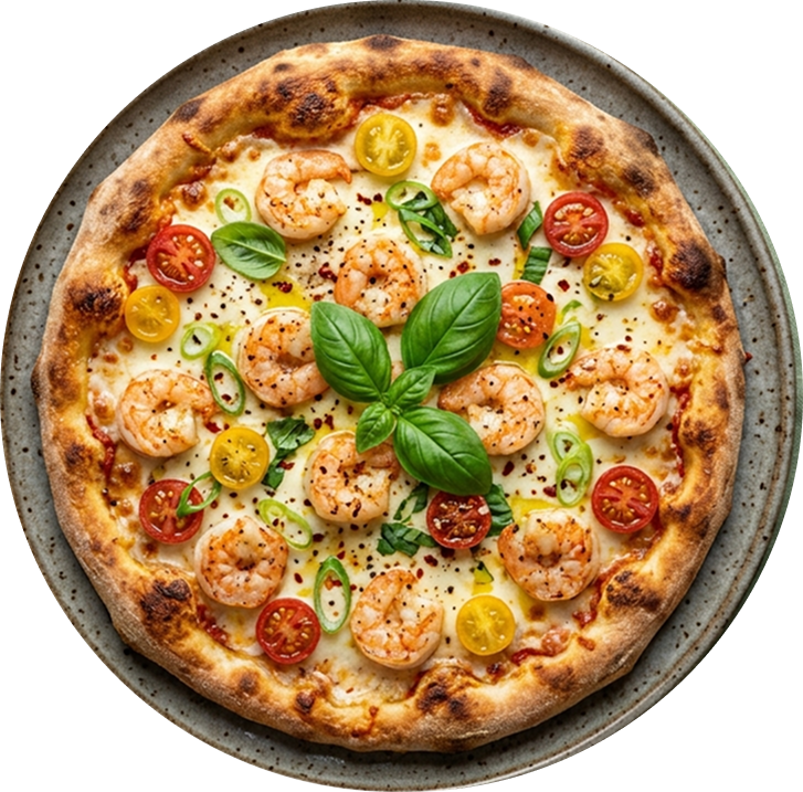 Shrimp Pizza / Prawn Pizza